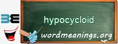 WordMeaning blackboard for hypocycloid